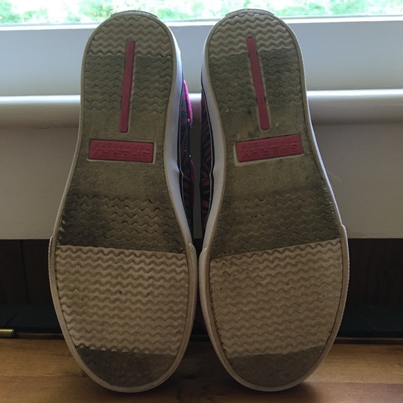 Girls size 2 Sperry Topsiders flats w/zebra print - Picture 6 of 8